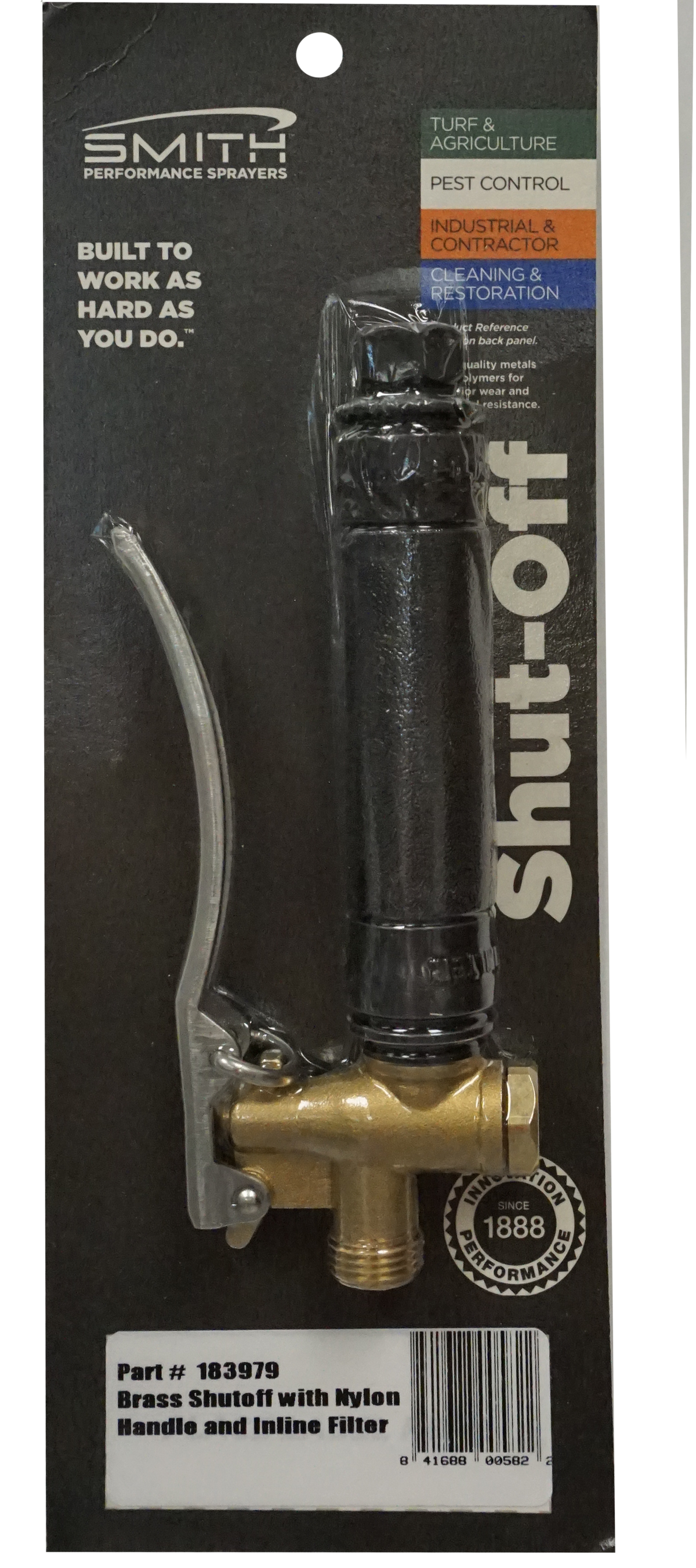 Smith Performance™ 183979 Professional Brass Shut-Off with Nylon Handle