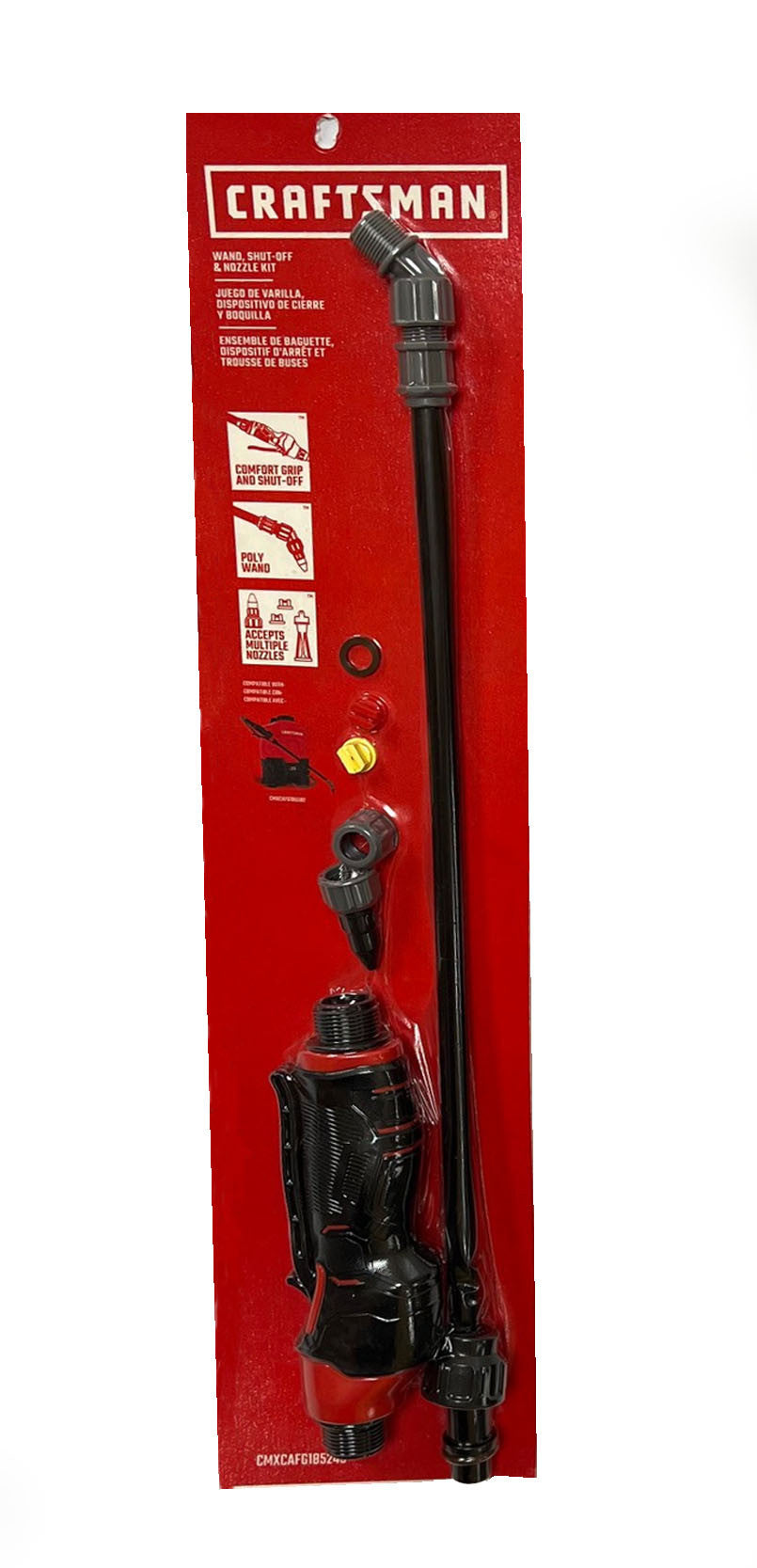 185245 Craftsman Wand Shutoff and 4 Nozzles Kit CMXCAFG185245