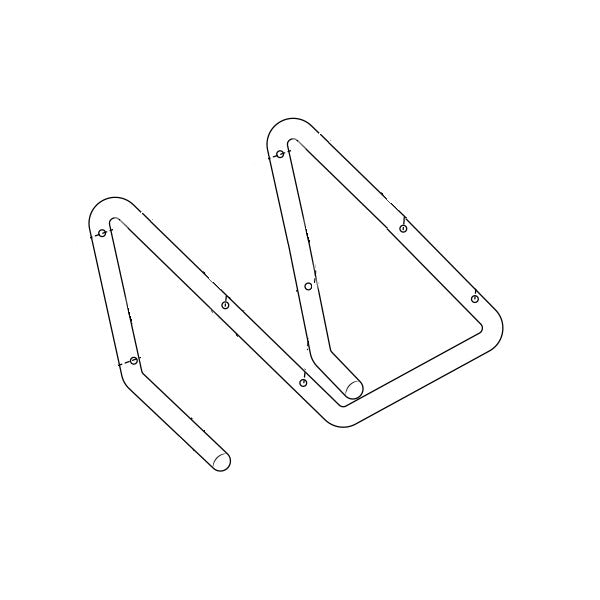 186246 Hopper Support Stainless Steel