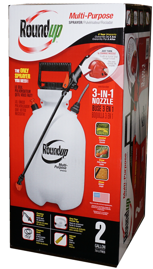 Roundup Multi-Purpose 2 Gallon sprayer retail carton