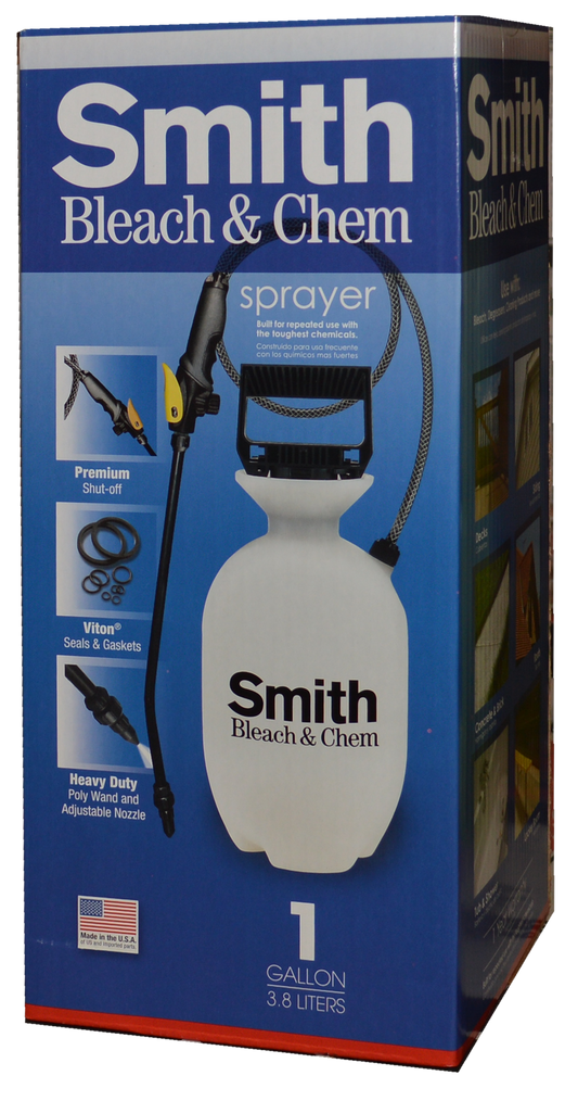 Smith Bleach & Chem 1 Gallon sprayer retail carton