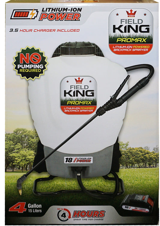 Field King ProMax battery backpack retail carton