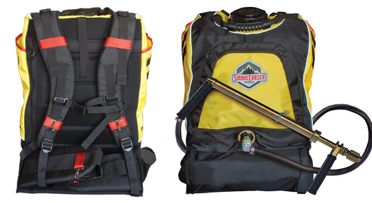 Smokechaser Pro DBL501 fire pump bag front and back