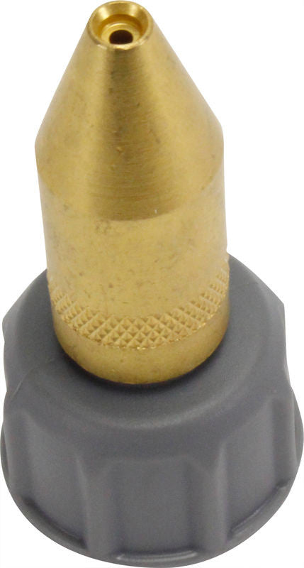 Smith Performance brass adjustable nozzle with gray poly threading, part 182919