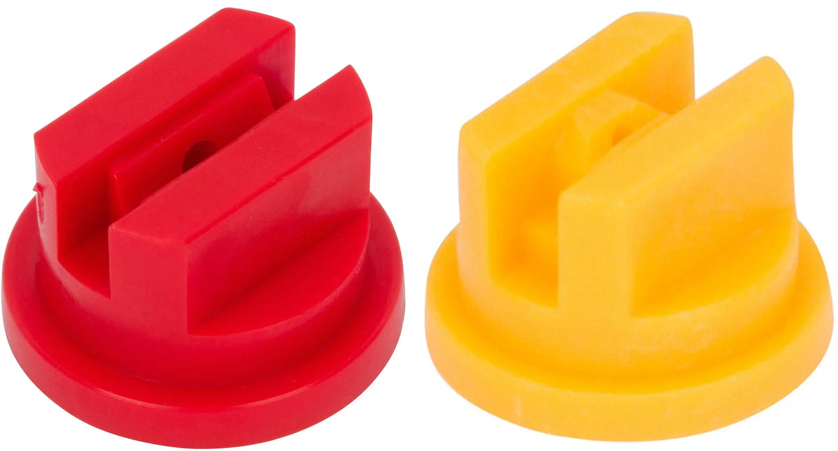 Smith Performance poly fan nozzle kit with red .25 GPM 70 degree fan and yellow .15 GPM 30 degree fan, part 182932