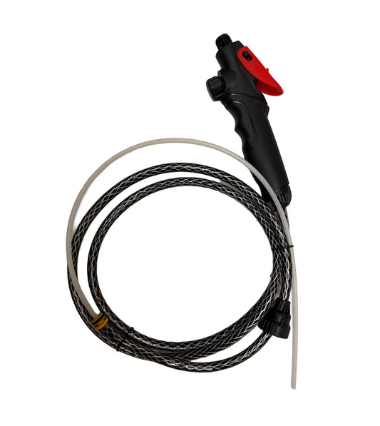 Hose and shut-off assembly for Roundup 3-gallon Pump Zero cart sprayer, part 184329