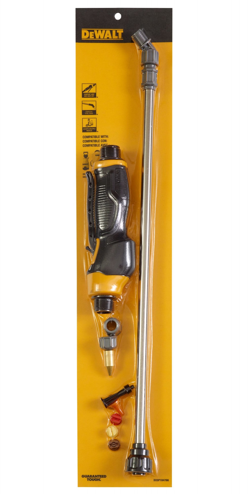 184766 Kit  Wand  Shutoff  Nozzle  Carded  DeWALT