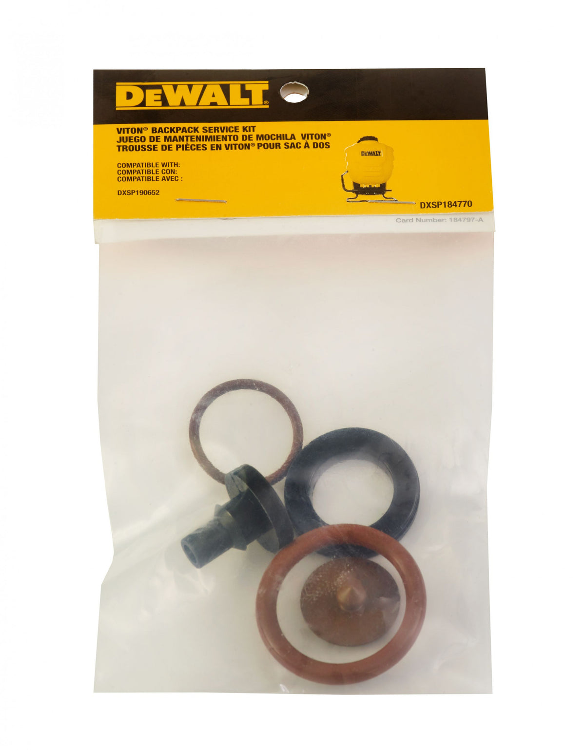 184770 Kit  Service  Pump  Carded  DeWALT  4G