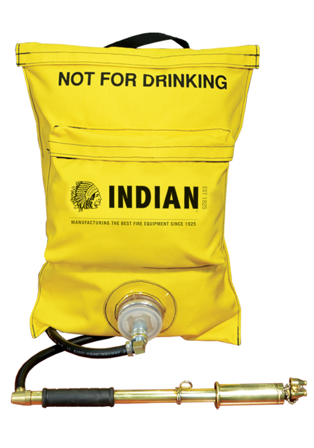 Indian™ Chief DBL500 5-Gallon Collapsible Dual Bag with FP100 Fire Pump  Model 190351