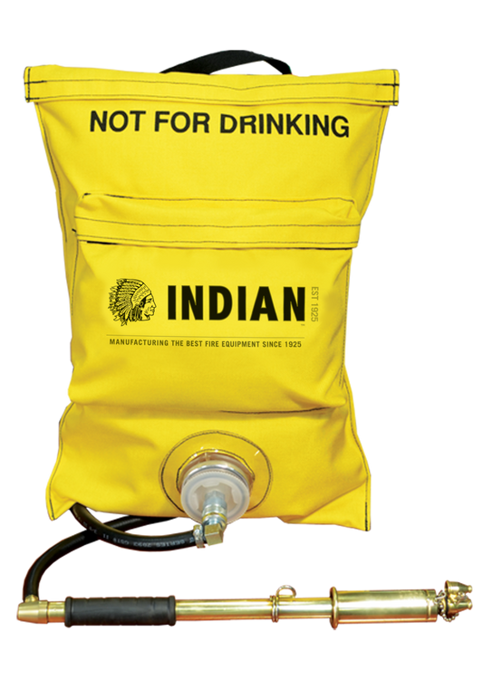 Indian™ Chief DBL500 5-Gallon Collapsible Dual Bag with FP100 Fire Pump  Model 190351