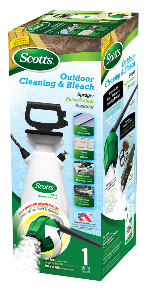 Scotts Outdoor Cleaning & Bleach sprayer retail carton