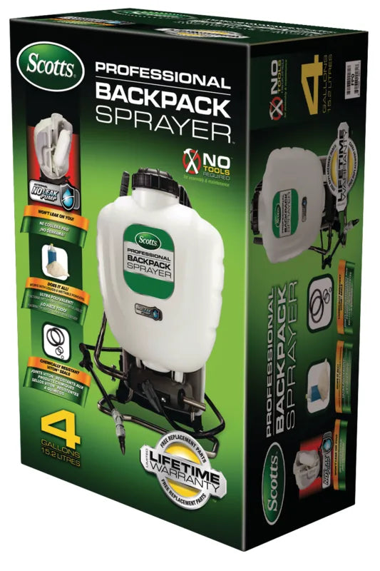 Scotts Professional Backpack Sprayer, 4 Gallon, Model 190540