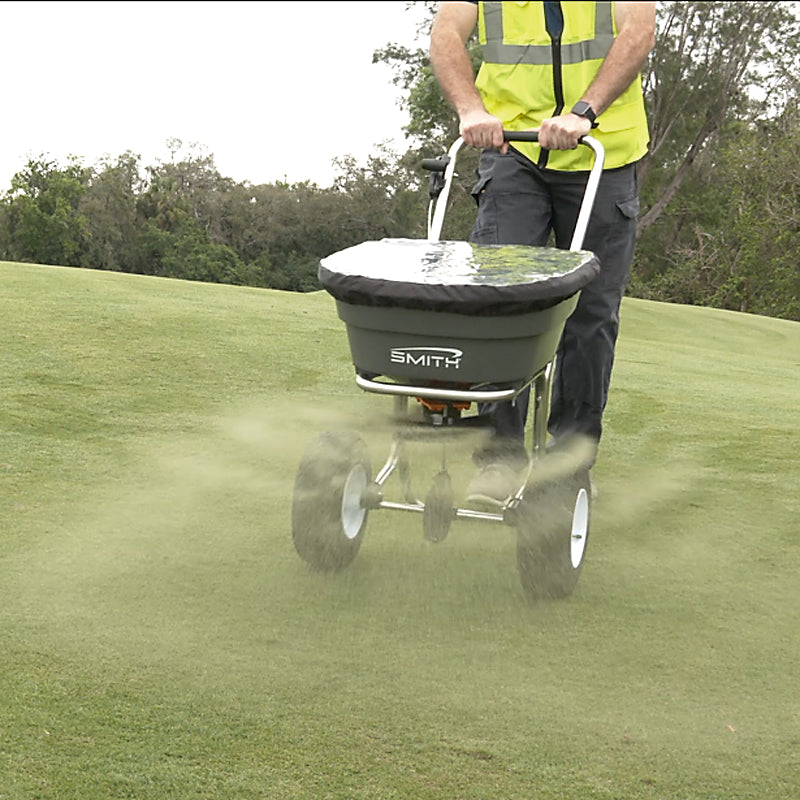 Smith SB-80SL spreader on a golf course