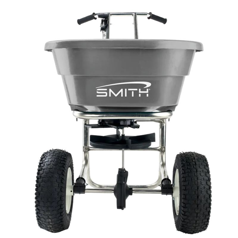 Smith SB-80ST 80 lb Torque Grip Stainless Steel Push Spreader