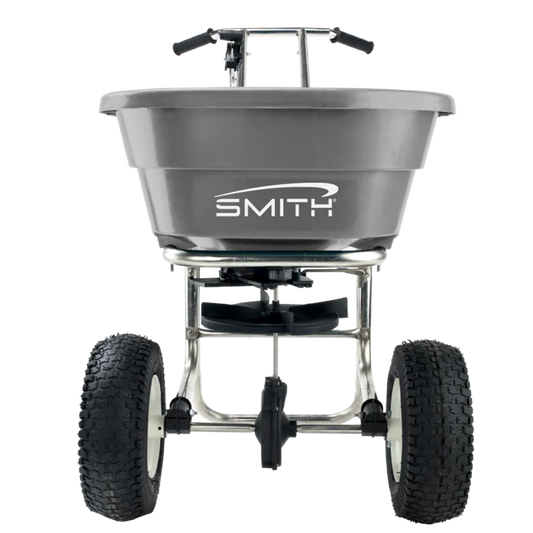 Smith SB-80ST 80 lb Torque Grip Stainless Steel Push Spreader