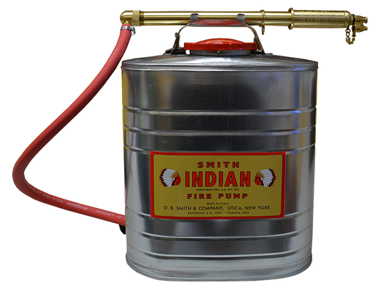 Indian 90G 5-Gallon galvanized tank fire pump with FP200 hand pump, model 179014-1